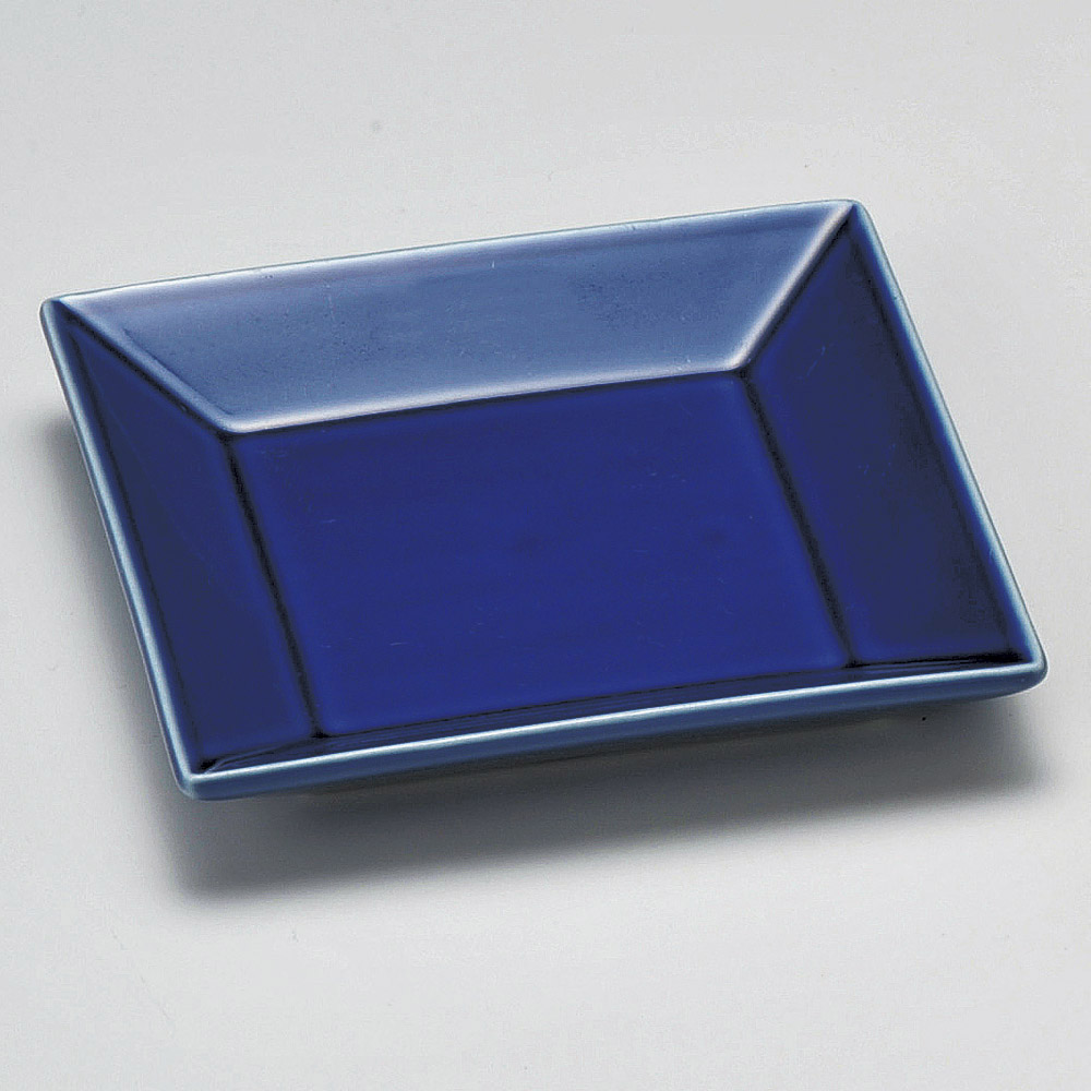 [종지나라]14832-439 일본 사각종지大-블루 / 11×1.8㎝